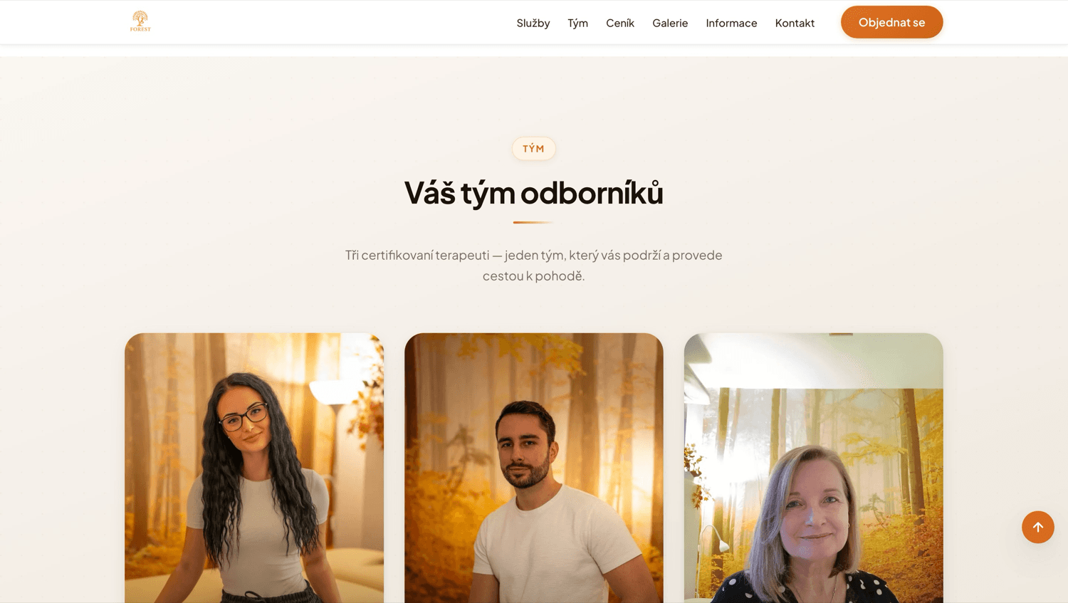 Forest JH – náhled webu
