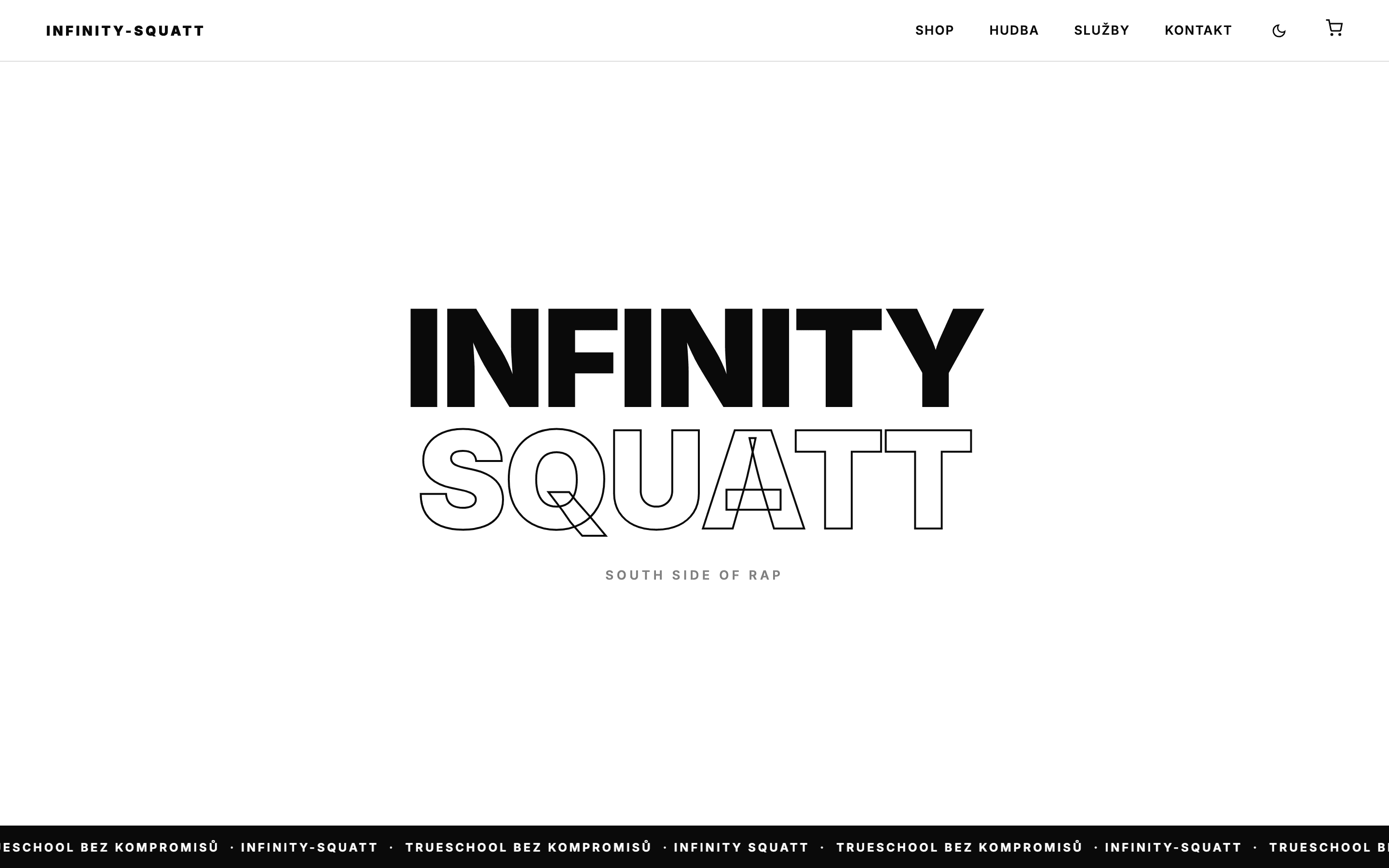 Infinity Squatt – náhled webu
