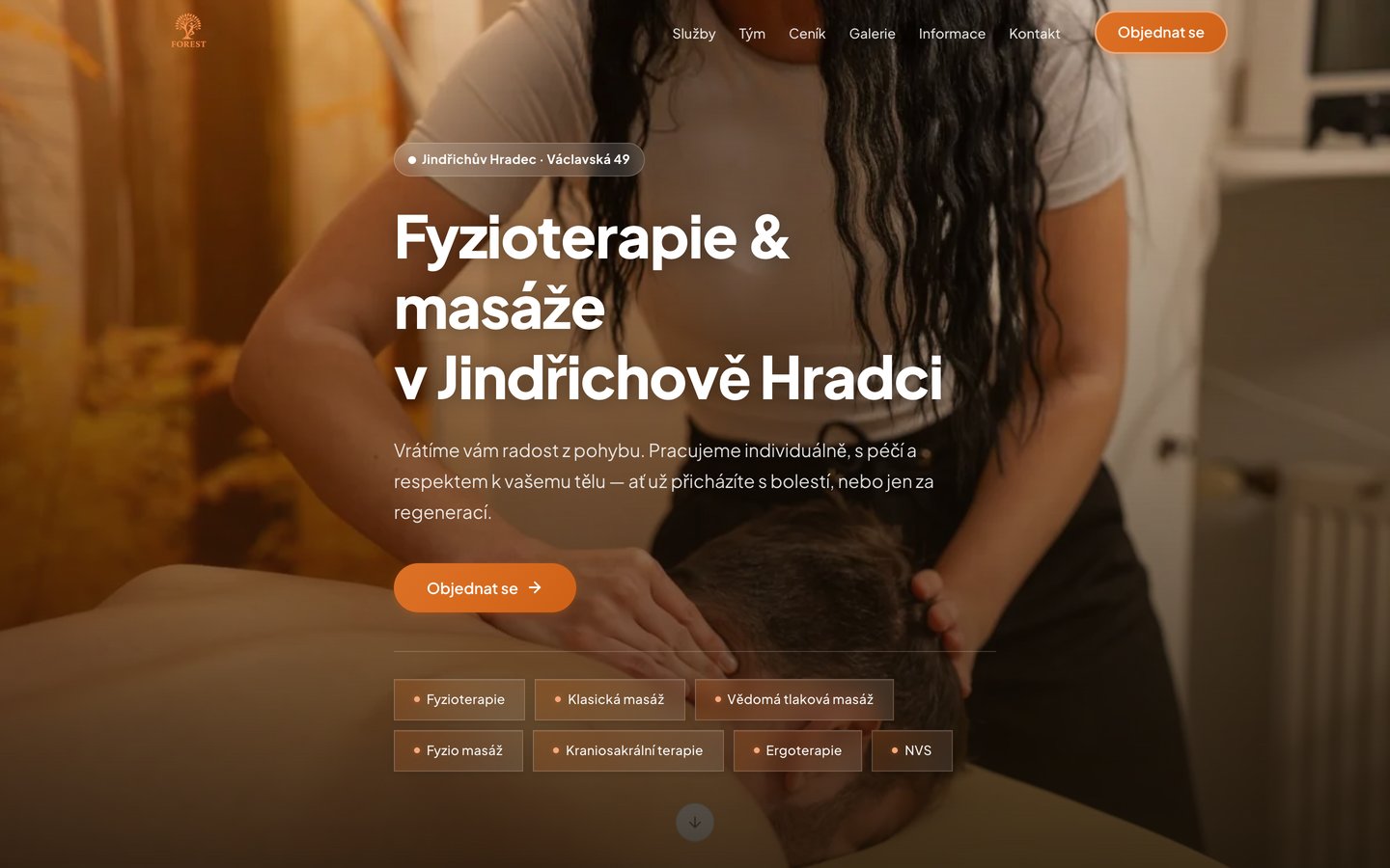 Forest — fyzioterapie a masáže Jindřichův Hradec